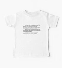 Anonymous Letter to Sammi Baby Tee