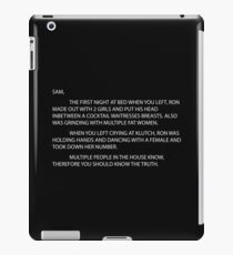 Letter to Sammi iPad Case/Skin