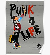 Punky "Punk 4 Life" Brewster Poster