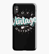 Love Vinatge Guitars iPhone Case/Skin