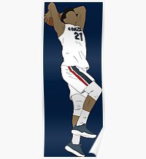 Rui Hachimura Dunk Poster