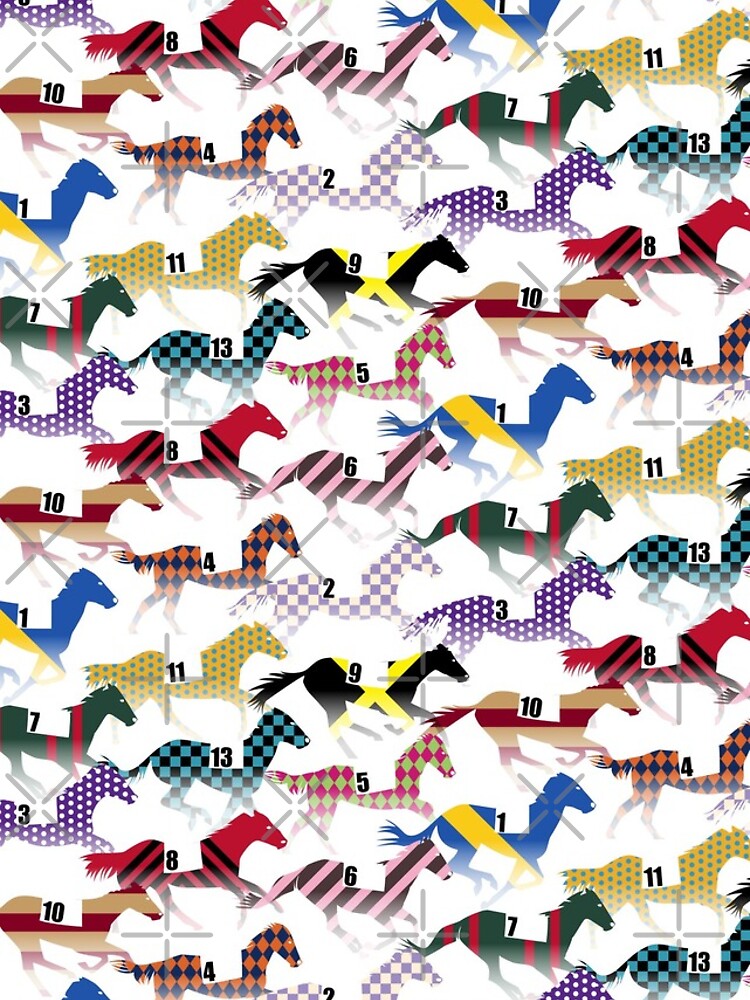 Off to the Horse Races Jockey Silks Pattern by wickedrefined