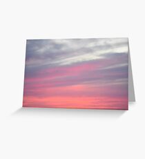 3-22-18 Colorful sky Greeting Card