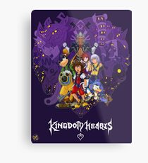 Kingdom Hearts Heart of Darkness Metal Print