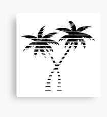 Palm Paint Canvas Print