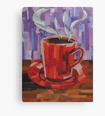 Red Coffee Cup Canvas Print