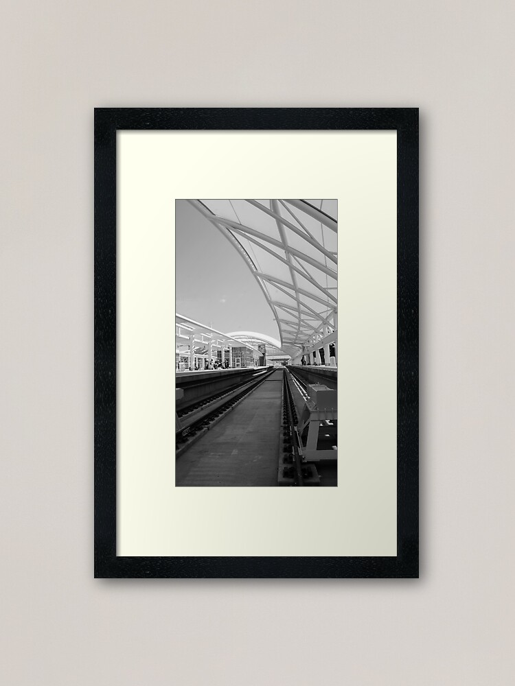 Alternate view of Follow The Lines Framed Art Print