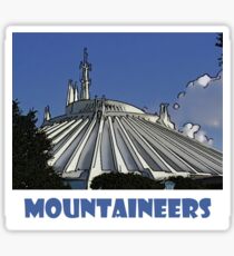 Space Mountain Disney World "Mountaineers" Sticker