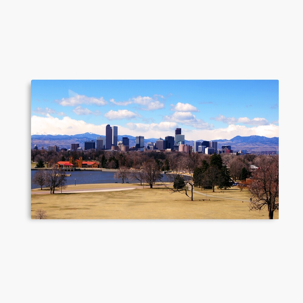 Downtown Denver in March Canvas Print