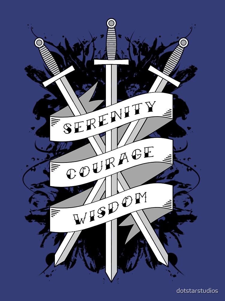 Serenity, Courage & Wisdom by dotstarstudios