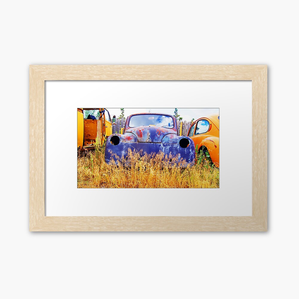 Rusty Gold Framed Art Print