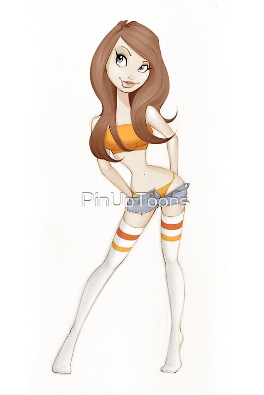 "Daisy Dukes" by PinUpToons Redbubble