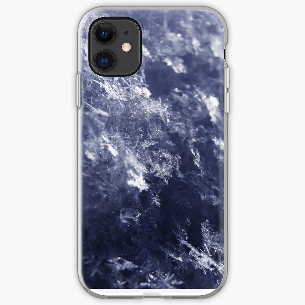 Frosted Snowflakes HDR iPhone Soft Case