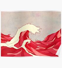 Cherry Waves Poster
