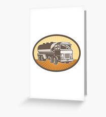 Cement Truck Greeting Card