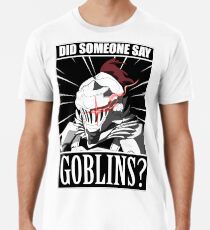Camiseta premium para hombre Asesino Goblin "¿Alguien dijo duende?" meme T-shirt