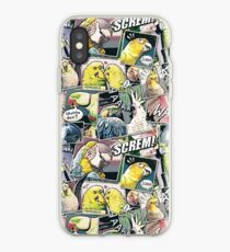 Vinilo o funda para iPhone Loros estilo comic