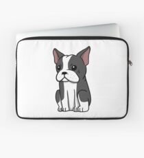 Boston Terrier Cute Cartoon Laptop Sleeve