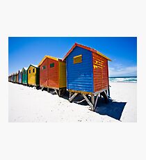 Muizenberg Beach Huts #2 Photographic Print