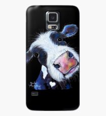 COW PRINT 'nosy BERTHA BEETROOT' VON SHIRLEY MacARTHUR Hülle & Klebefolie für Samsung Galaxy
