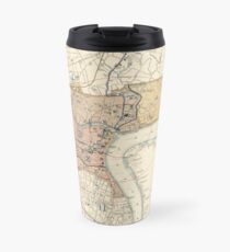 Vintage Map of Shanghai China (1918) Travel Mug