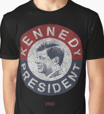 Vintage 1960 Kennedy for President T-Shirt Graphic T-Shirt
