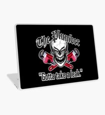 Laughing Plumber Skull: Gotta Take a Leak Laptop Skin