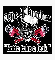 Plumber Skull 5: Gotta Take a Leak Photographic Print