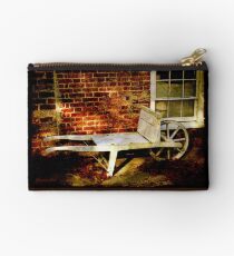 An Old Wheelbarrow, An Ancient House Studio Pouch