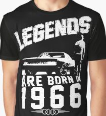 Legends Are Born In 1966 Graphic T-Shirt