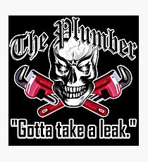 Plumber Skull 3.1: Gotta Take a Leak Photographic Print