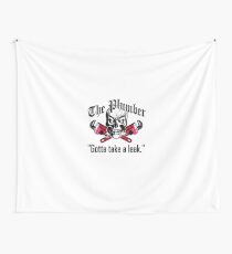 Plumber Skull 3.1: Gotta Take a Leak Wall Tapestry
