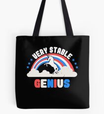 Very Stable Genius Patriotic Tote Bag