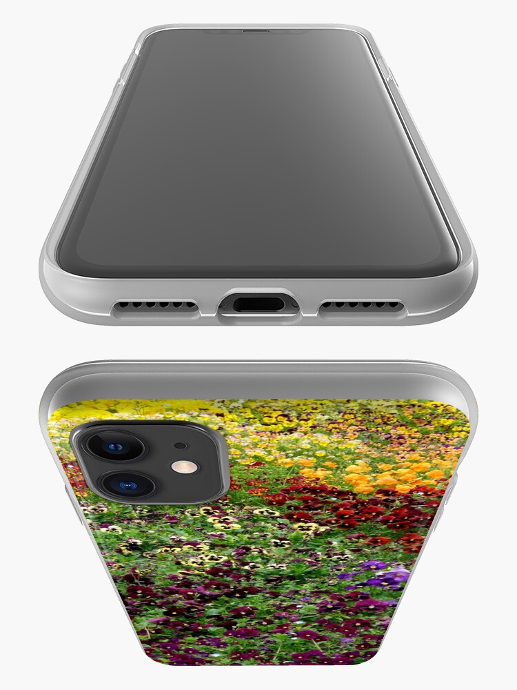Alternate view of Pansy Garden iPhone Case & Cover