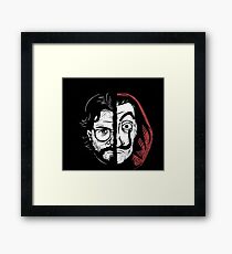ElProfesor LaCasaDePapel Framed Print