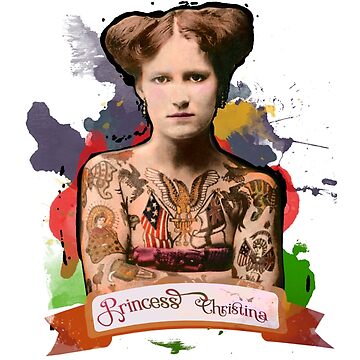 Artwork thumbnail, Princess Christina (The Tattooed lady) - The Britannia Panopticon by BritPanopticon