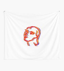 matisse woman sketch primary colors Wall Tapestry
