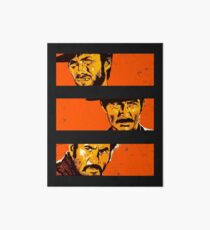 The Good, the Bad and the Ugly - Cinema Art Board Print