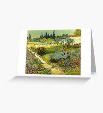 Van Gogh - Garden at Arles Greeting Card