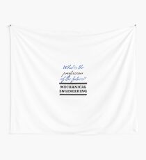 T-shirt student Mechanical Model Wall Tapestry