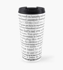 Sara Lance Quotes Travel Mug