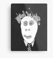 Slenderman - Le Spectre Metal Print