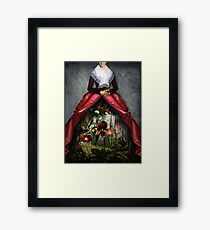 Her garden Framed Print