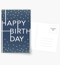Birthday Card Postcards