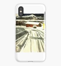 Snow scene iPhone Case/Skin