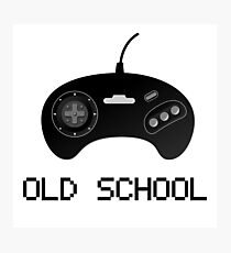 Old school - Sega Genesis Controller Photographic Print