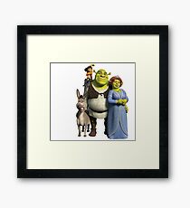 The Shrek Family Framed Print