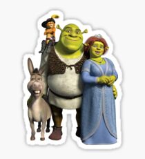 The Shrek Family Sticker