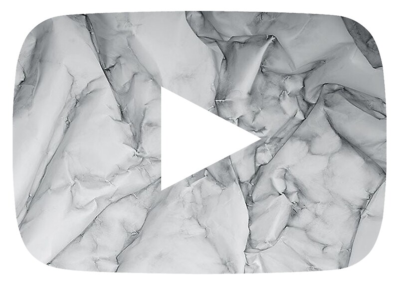 Marble Aesthetic Youtube Logo By Starsnstickers Redbubble