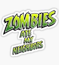 Zombies Ate My Neighbors! Sticker